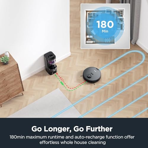 Robot Vacuum and Mop Combo with Self Emptying Station I283828