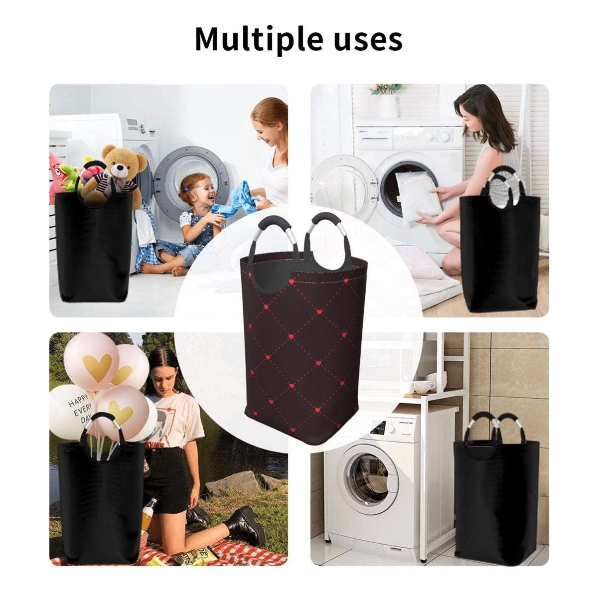 50L Rectangular Foldable Laundry Hamper L2251