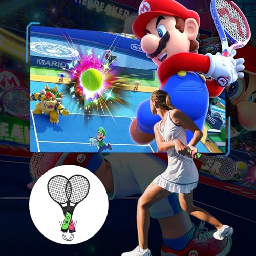 Switch Sports Games Accessories Bundle, 10 in 1 Family Party Pack with Tennis Rackets, Golf Clubs, Leg Straps & Joycon Grips R113504
