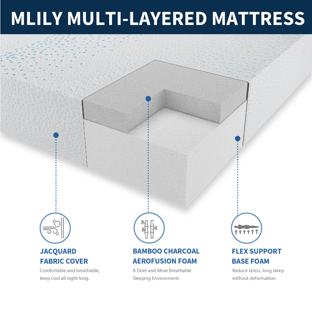 Twin XL Size Memory Foam Mattress I203132