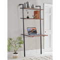 3 Tier Mango Wood Ladder Wall Shelf U846