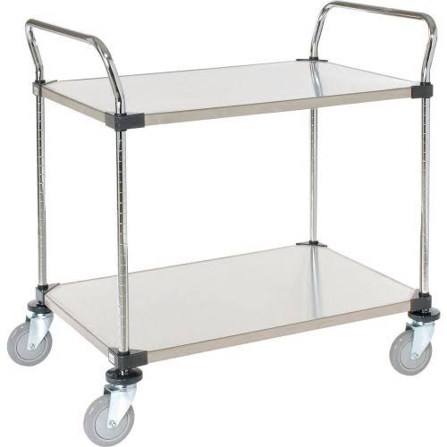 Stainless Steel Utility Cart 2 Shelves K6875