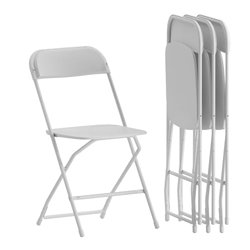 White Plastic Folding Event Table E5518