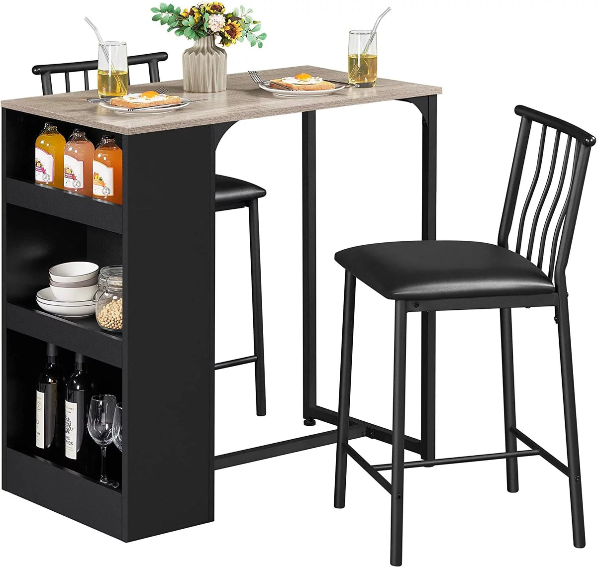 3-Piece Counter Height Dining Table Set V78773