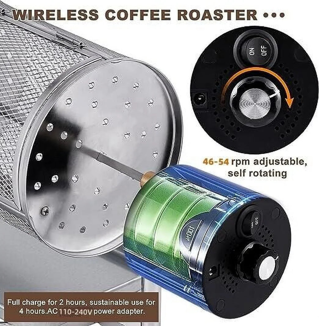 Electric Automatic Stainless Steel Coffee Bean Roaster G265