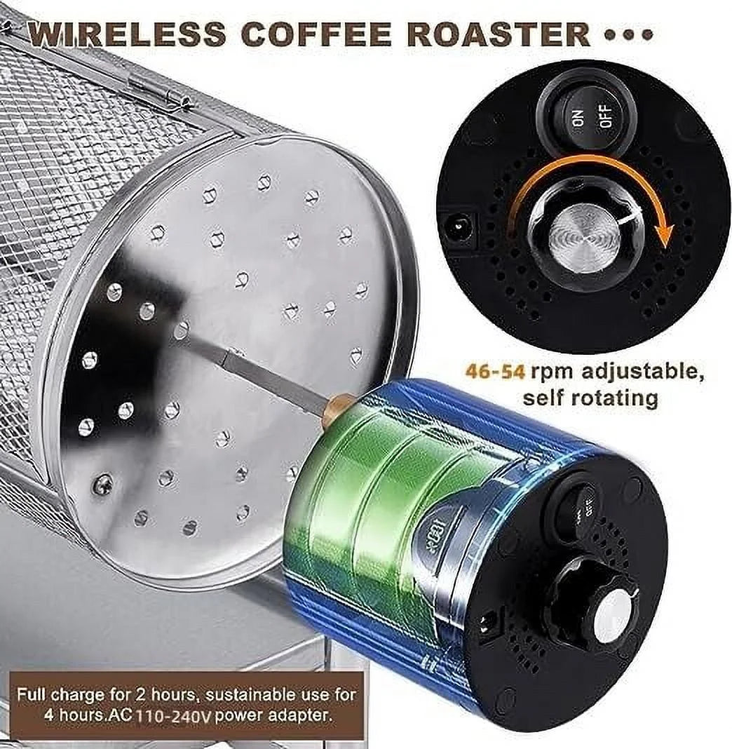 Electric Automatic Stainless Steel Coffee Bean Roaster G265