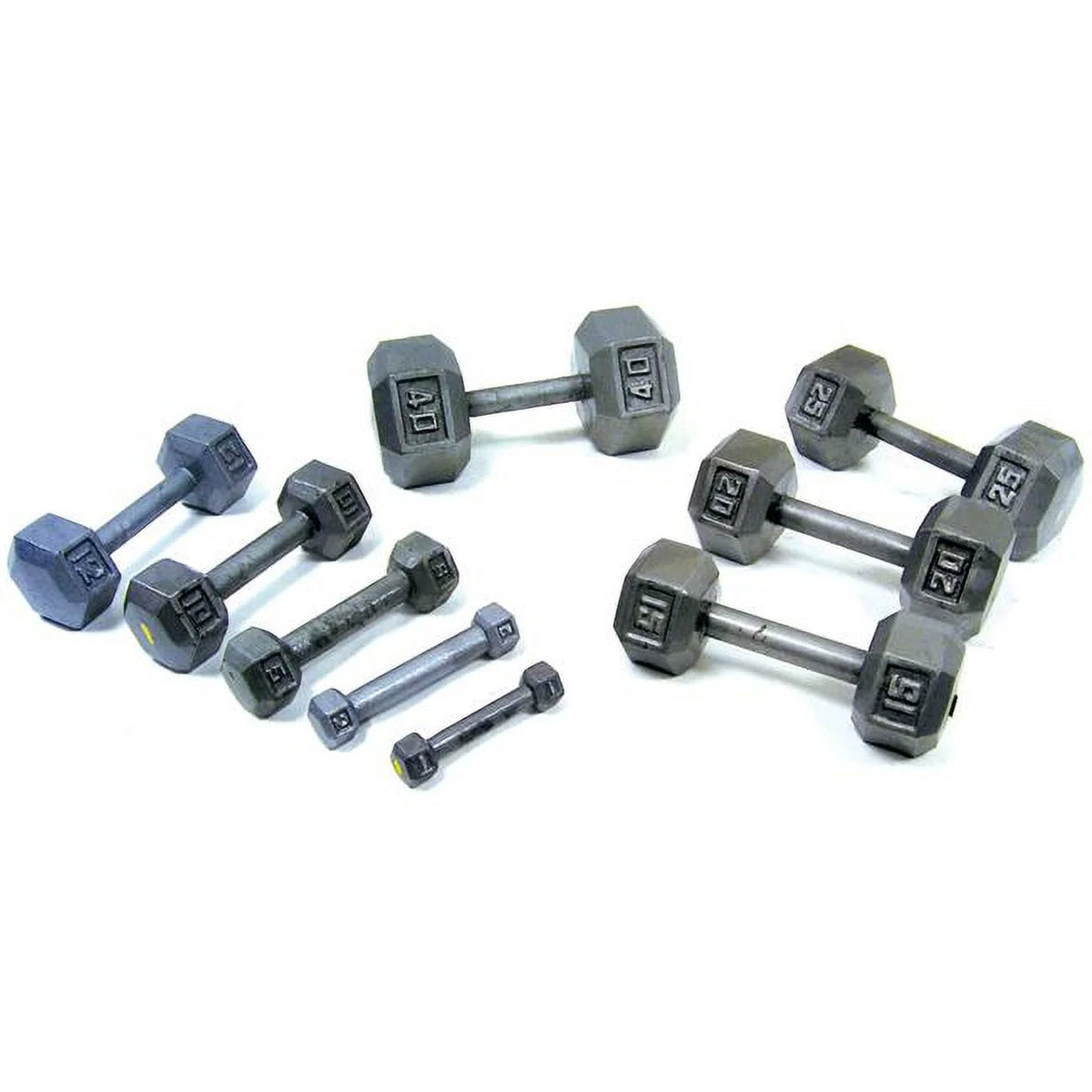 Cast Iron Hex Dumbbell I64939