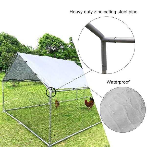 Metal Chicken Coop F42528
