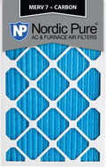 18x20x1 Pleated Air Filters MERV 7 Carbon Qty 24 G573