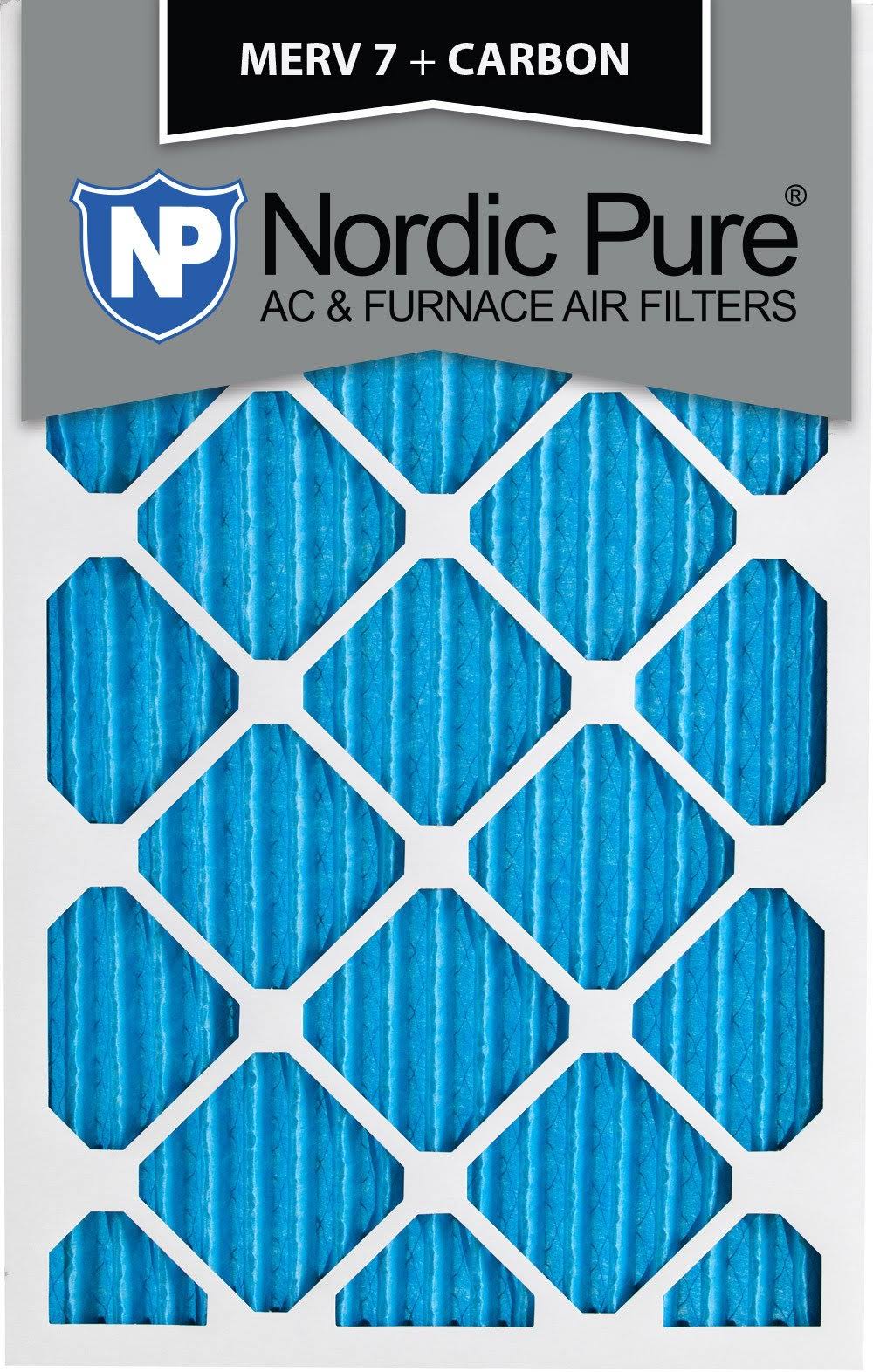 18x20x1 Pleated Air Filters MERV 7 Carbon Qty 24 G573