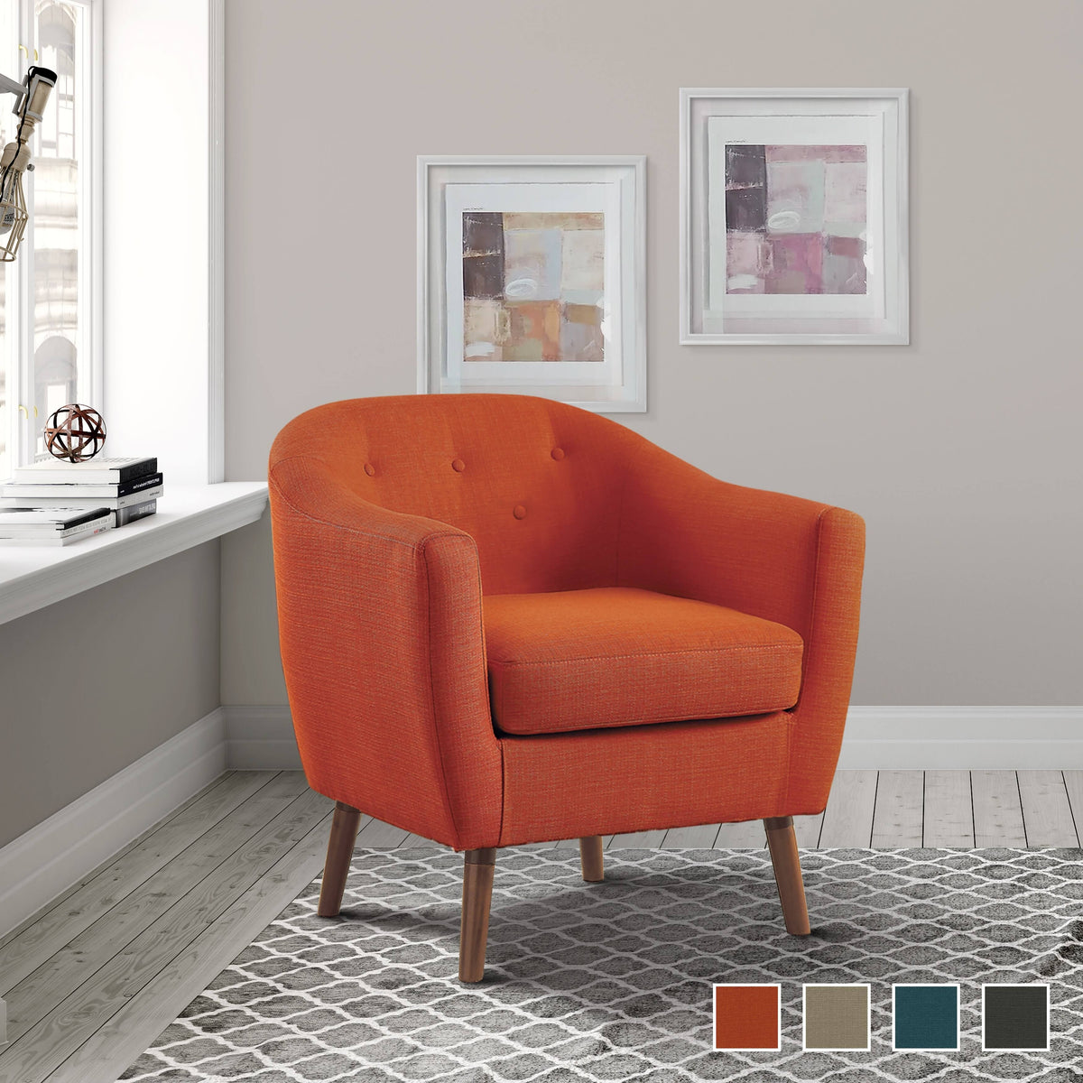 Sage Grey Accent Chair Z8839