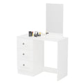 White Makeup Vanity Desk with Mirror L937378
