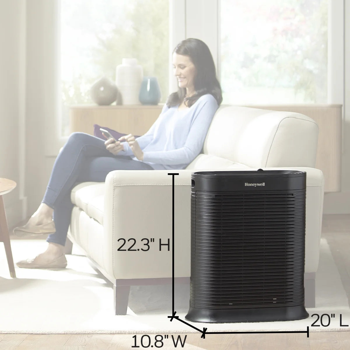 Air Purifier HEPA Filter 465 sq ft B3819