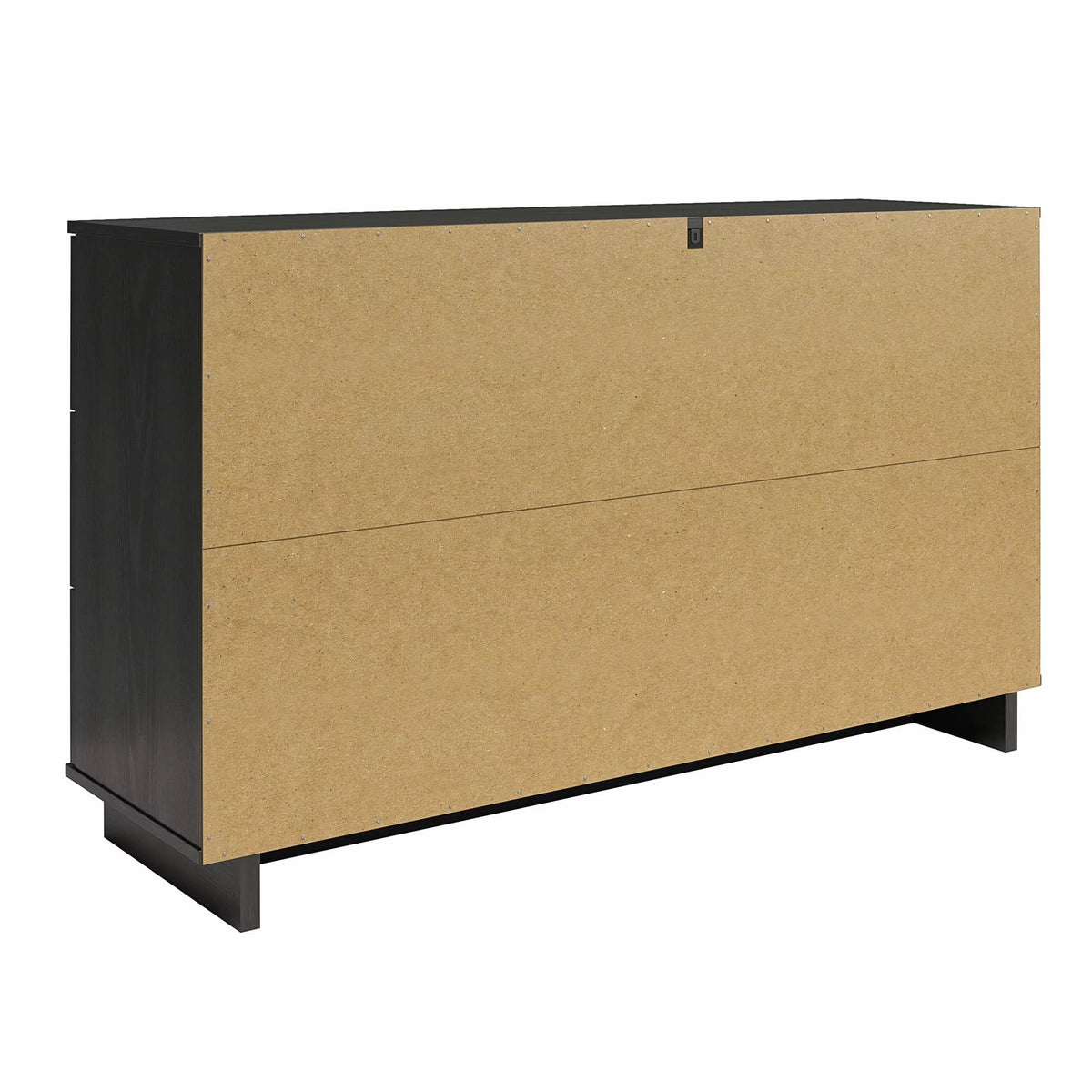 Black Oak 6 Drawer Wide Dresser D289