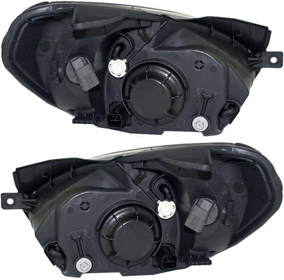 Hyundai Accent Headlight Assembly Pair Driver and Passenger Side G1117