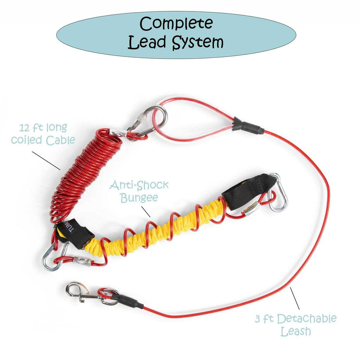 Anti-Shock Aerial Dog Runner K980112