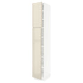 White High Cabinet with 2 Doors O939