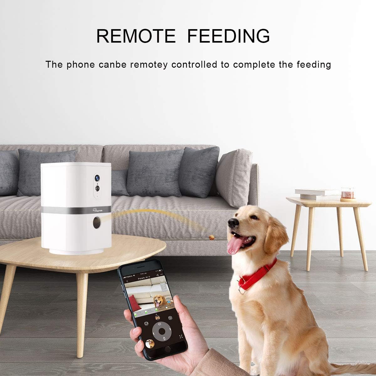 WiFi Remote Pet Camera with 180° PTZ and Night Vision F988734