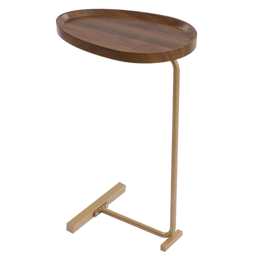 Gold Metal End Table 24 inch C229517