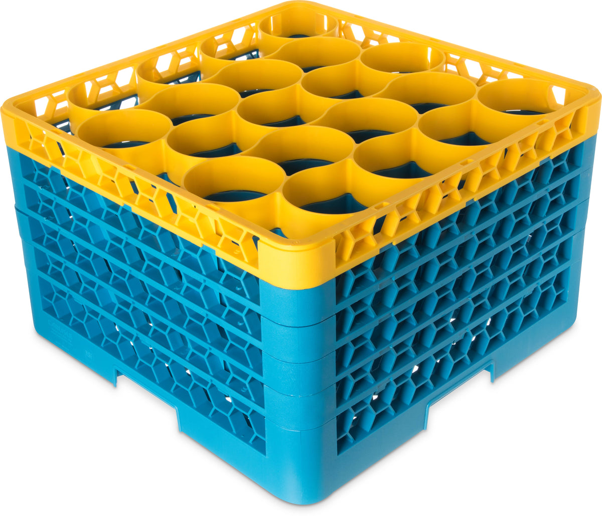 20-compartment Dishwasher Glass Rack with Color-Coded Extenders V547846