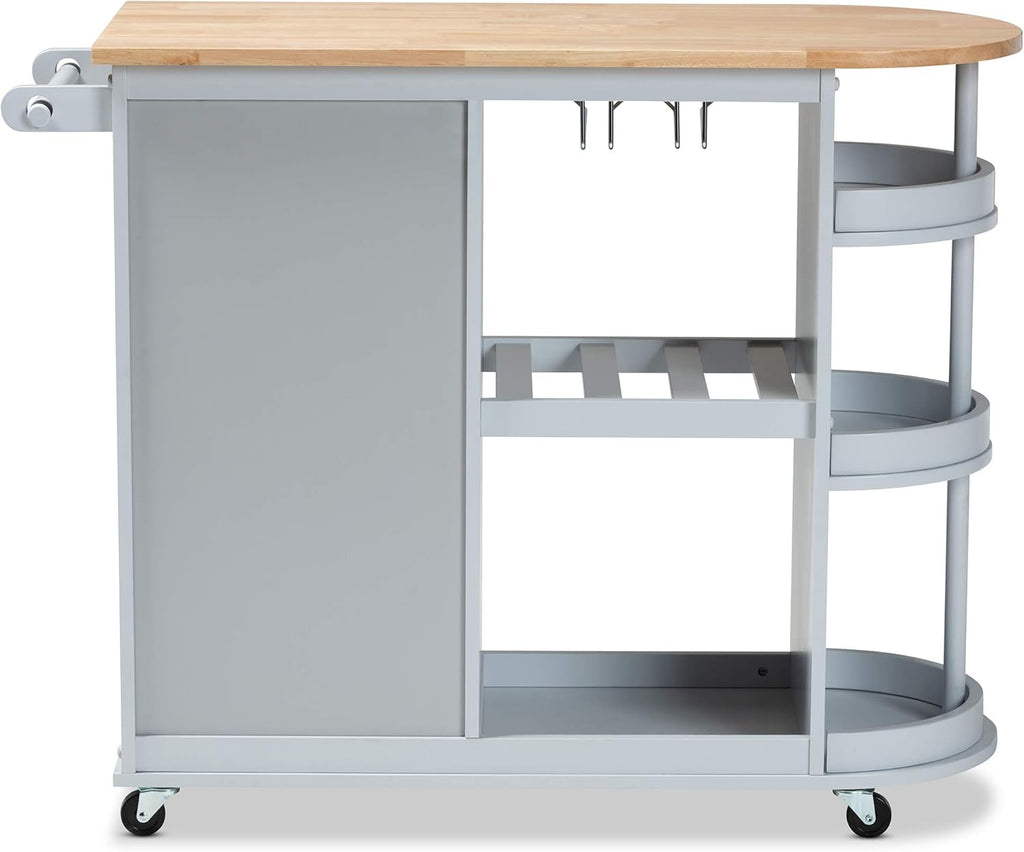 Light Grey Natural Trolleys and Carts W281