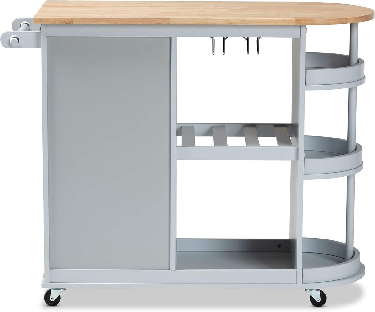 Light Grey Natural Trolleys and Carts W281