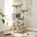 Light Gray Multi-Level Cat Tree J9745