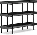 Black 3-Tier Bookcase P54853