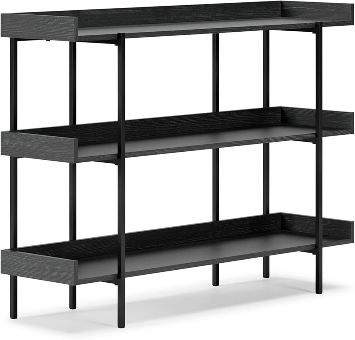 Black 3-Tier Bookcase P54853