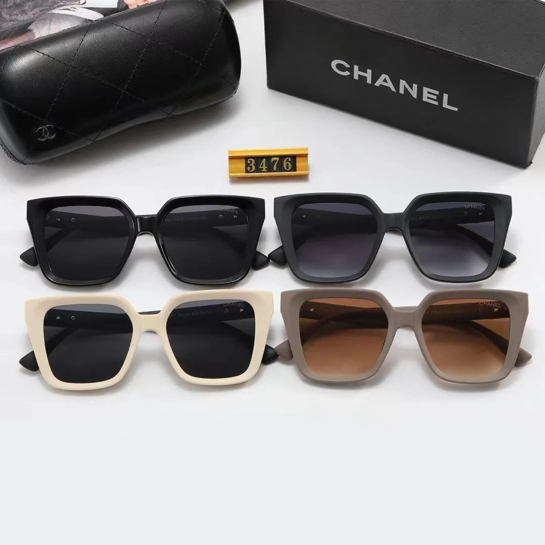 Double C Rhombic Temple Polarized Sunglasses Z252663