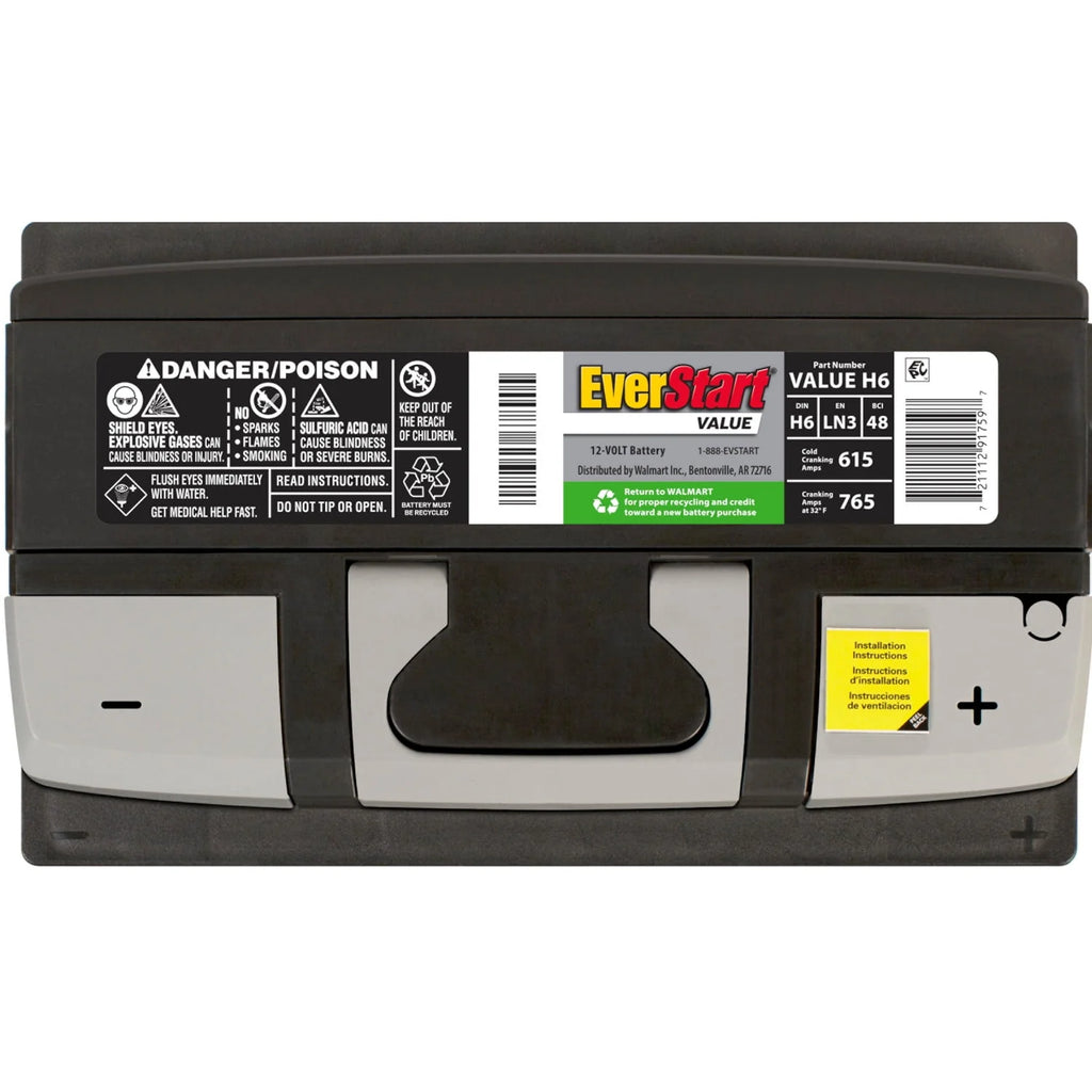 Lead Acid Automotive Battery 12 Volt 615 CCA K3121