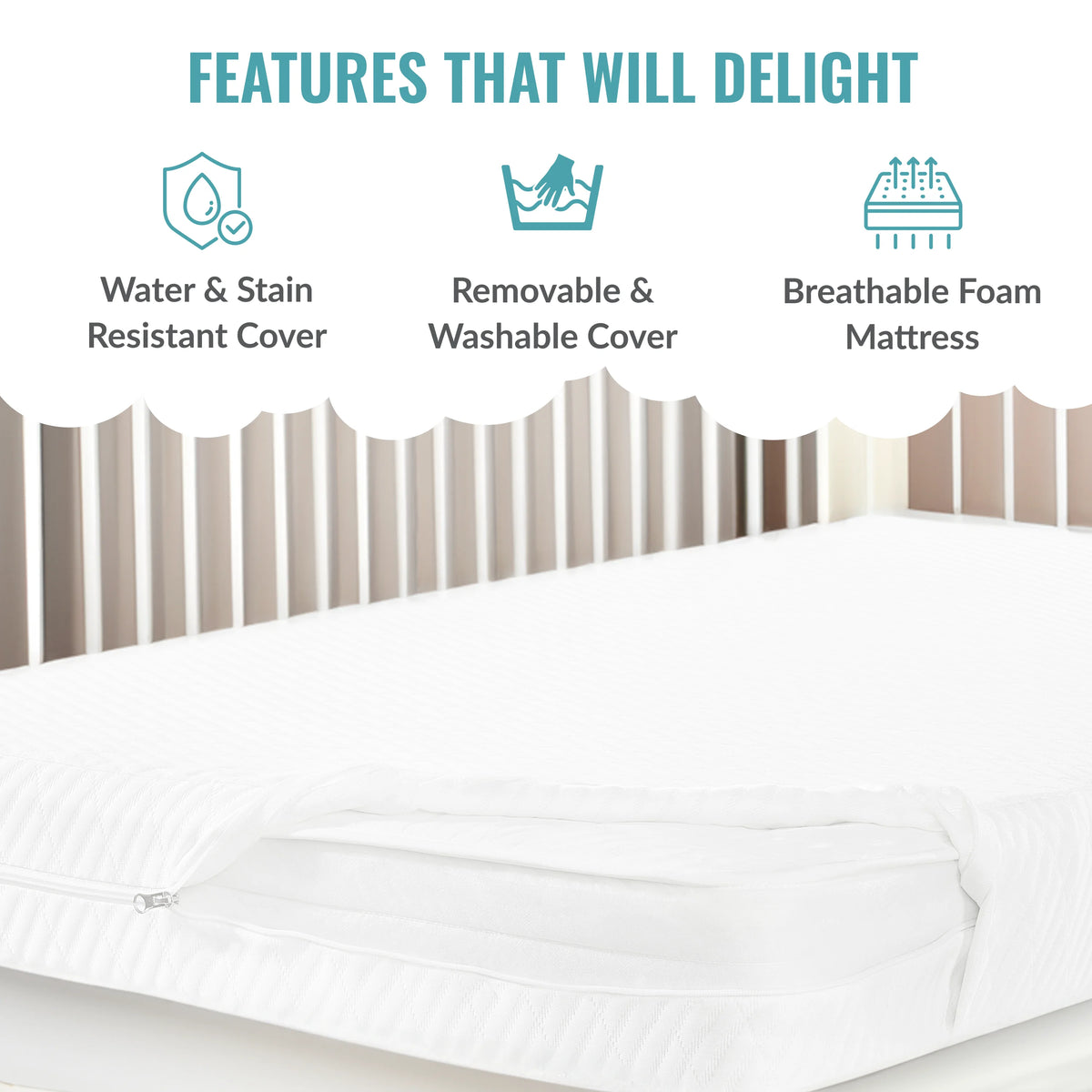 Foam Crib & Toddler Mattress I76941