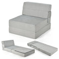 Grey Convertible Sleeper Chair K2730