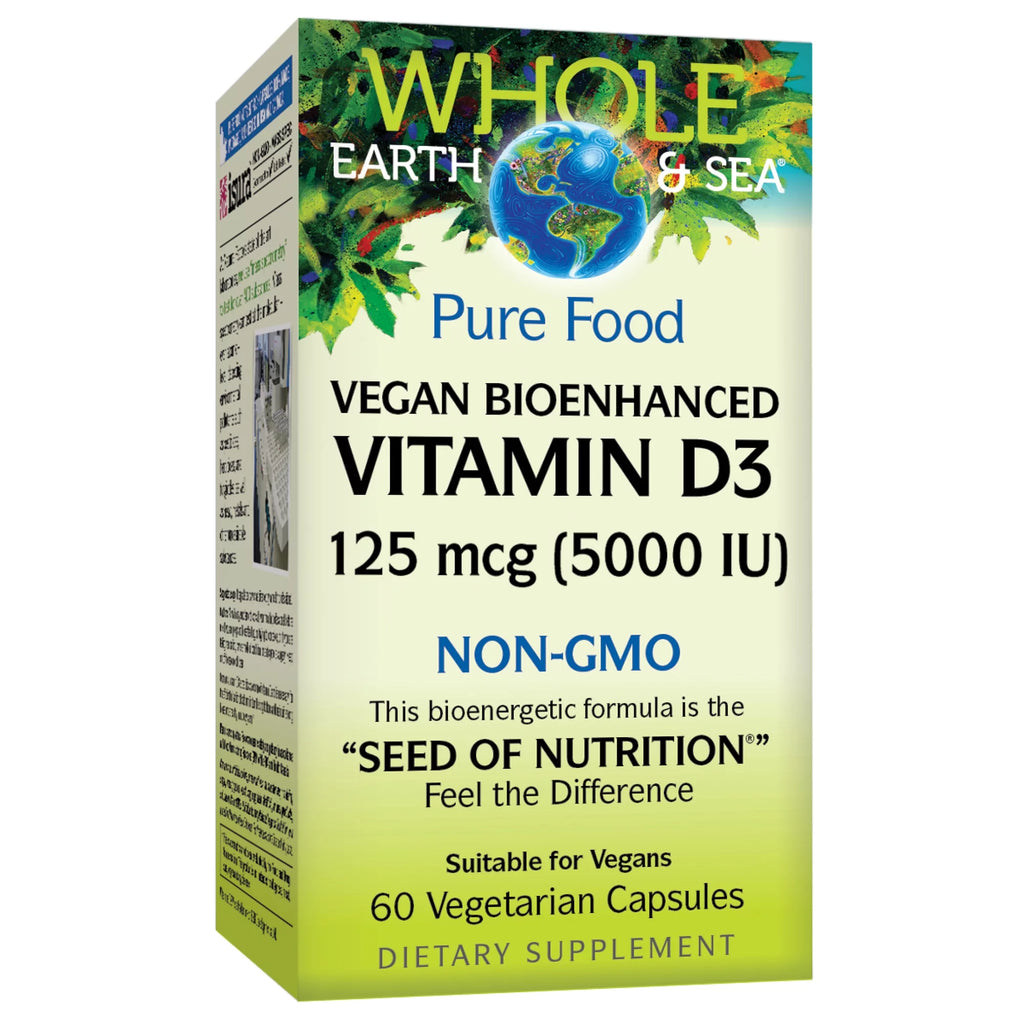Vitamin D3 5000 IU 125 mcg Vegan 60 Capsules M7797