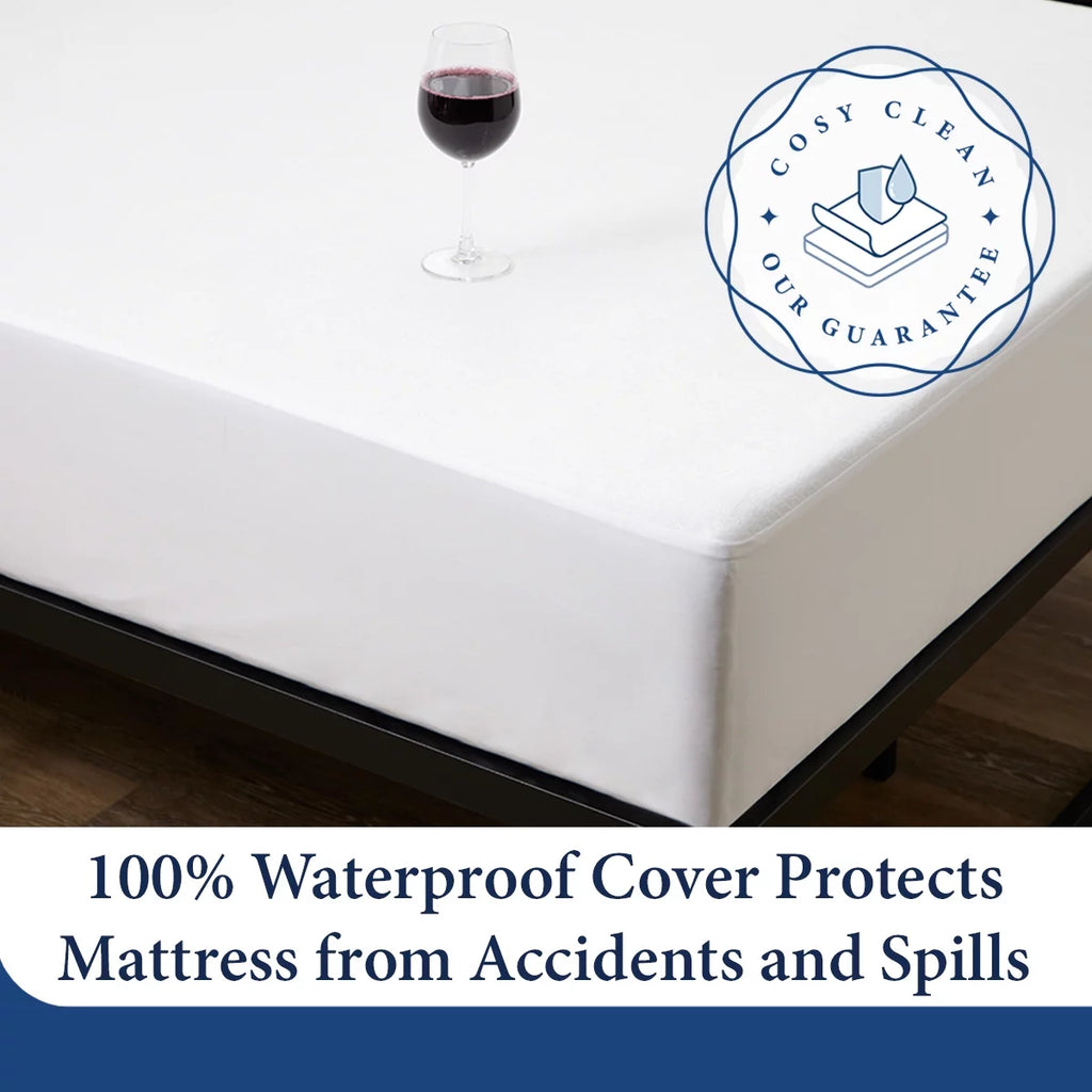 100% Waterproof Bamboo Mattress Protector Full V19098