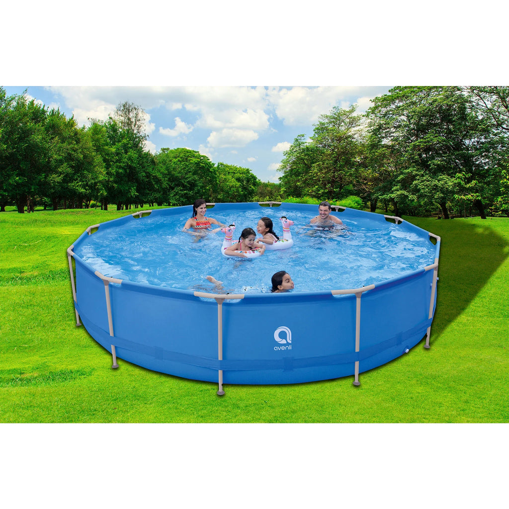 15 Foot x 36 Inch Steel Frame Above Ground Swimming Pool F2912