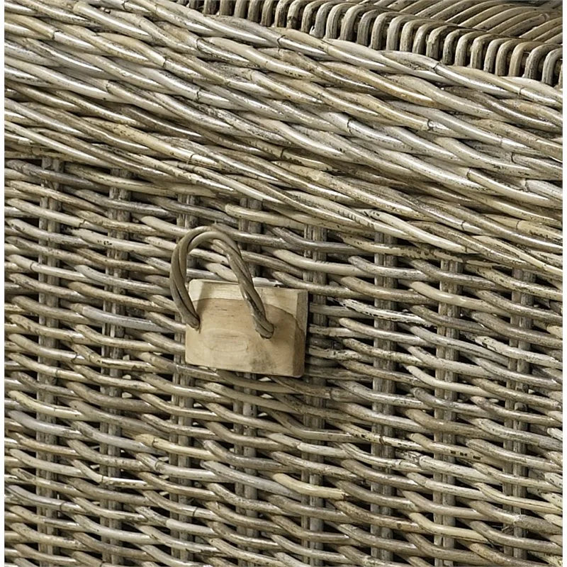 Wicker End Table Trunk G41398