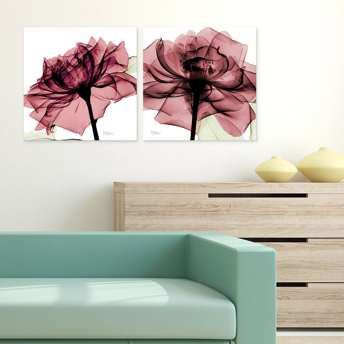 Tempered Glass Panel Wall Art, 24" x 24" K800
