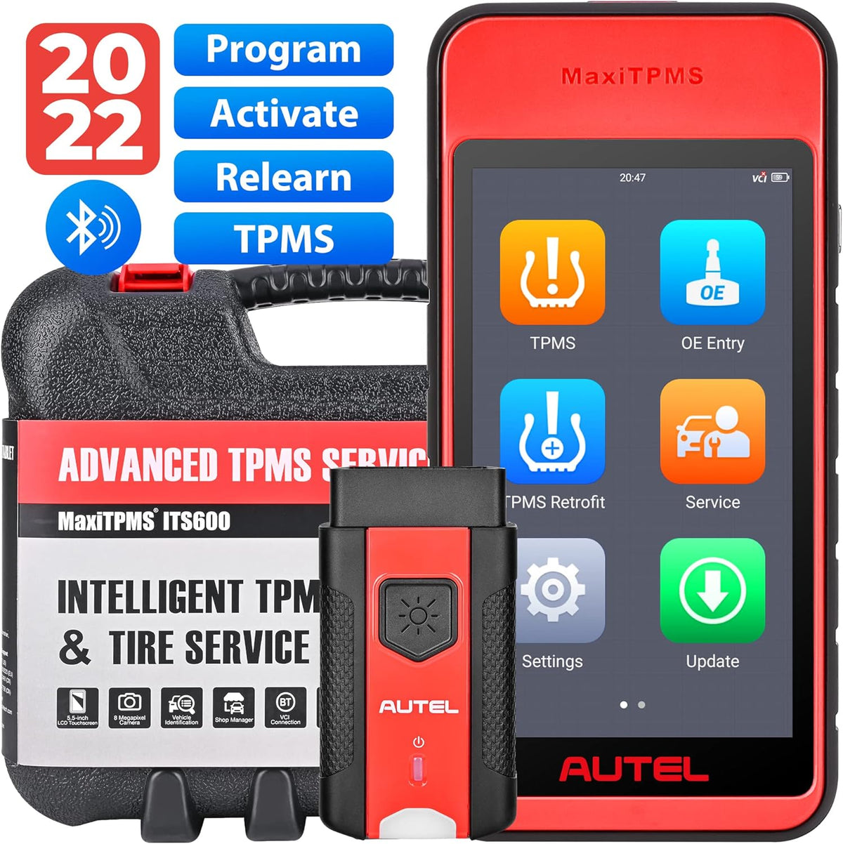 Bi-directional Control Diagnostic Scan Tool with TPMS Functions Q9262