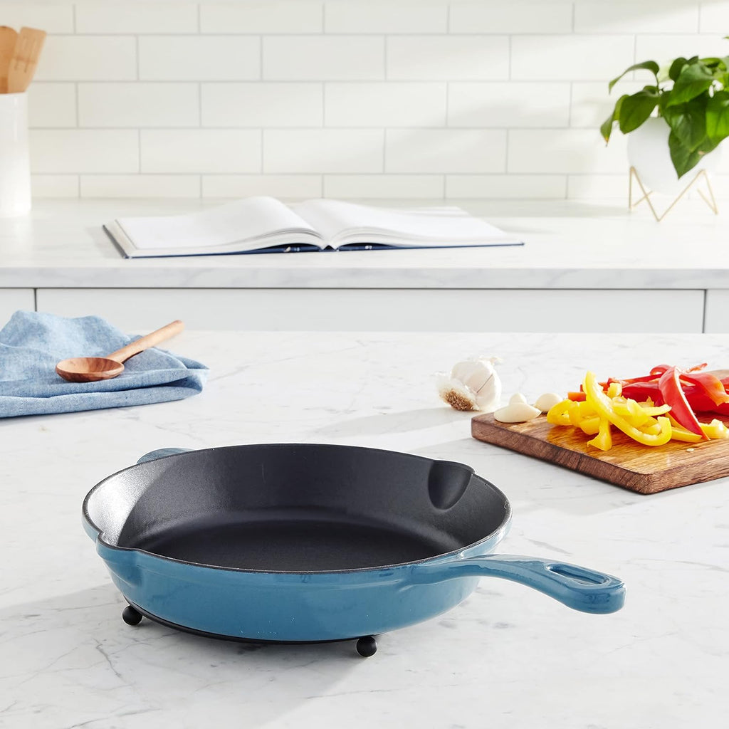 Enameled Cast Iron Round Fry Pan M34217