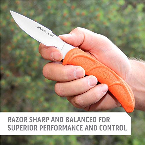 4-Piece Hunting Knife Set with Camo Belt Scabbard D348