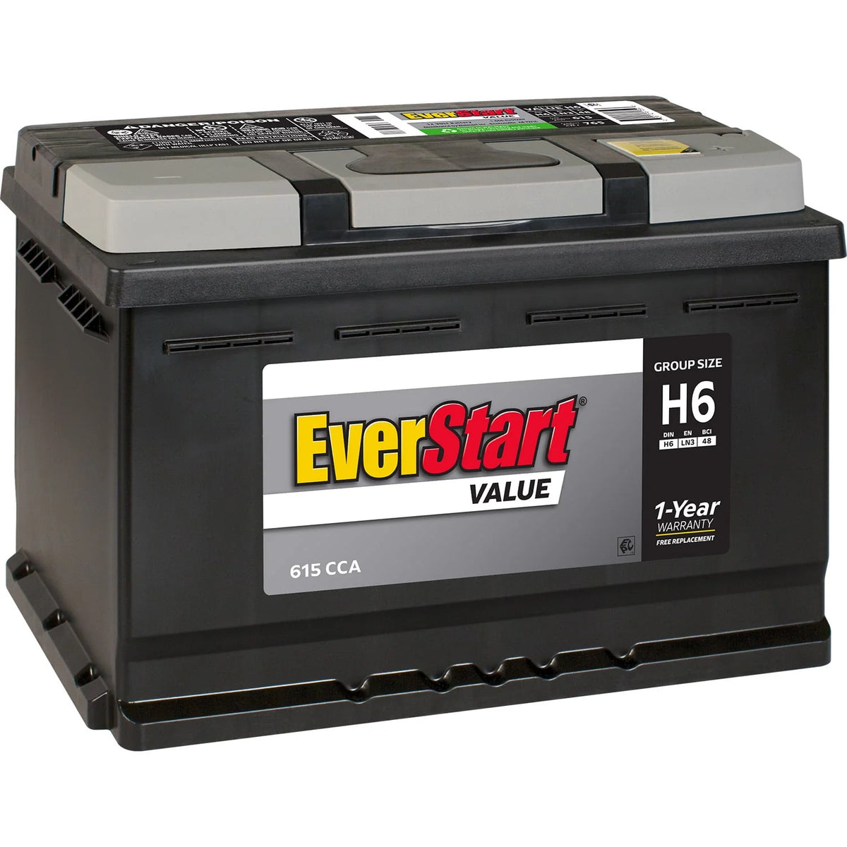 Lead Acid Automotive Battery 12 Volt 615 CCA K3121