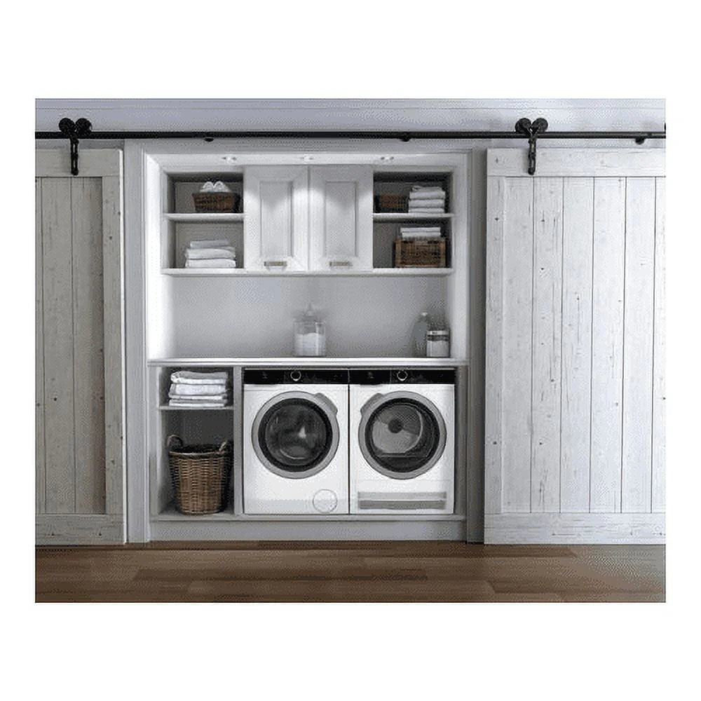 White Compact Front Load Steam Washer with 2.4 cu. ft. Capacity T57988