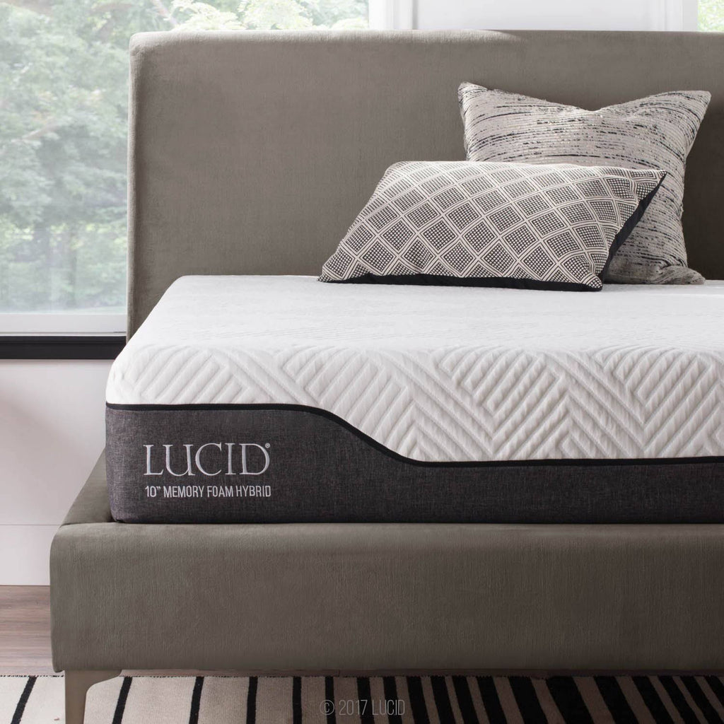 10 inch California King Hybrid Mattress Memory Foam S38245