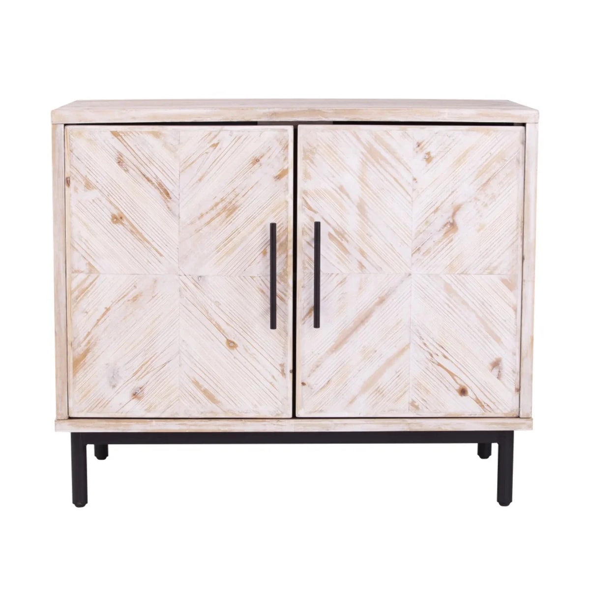 Off-White Storage Cabinet A861405