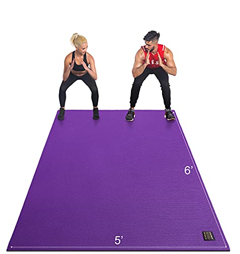 Large Non-Slip Exercise Mat 7mm W406822