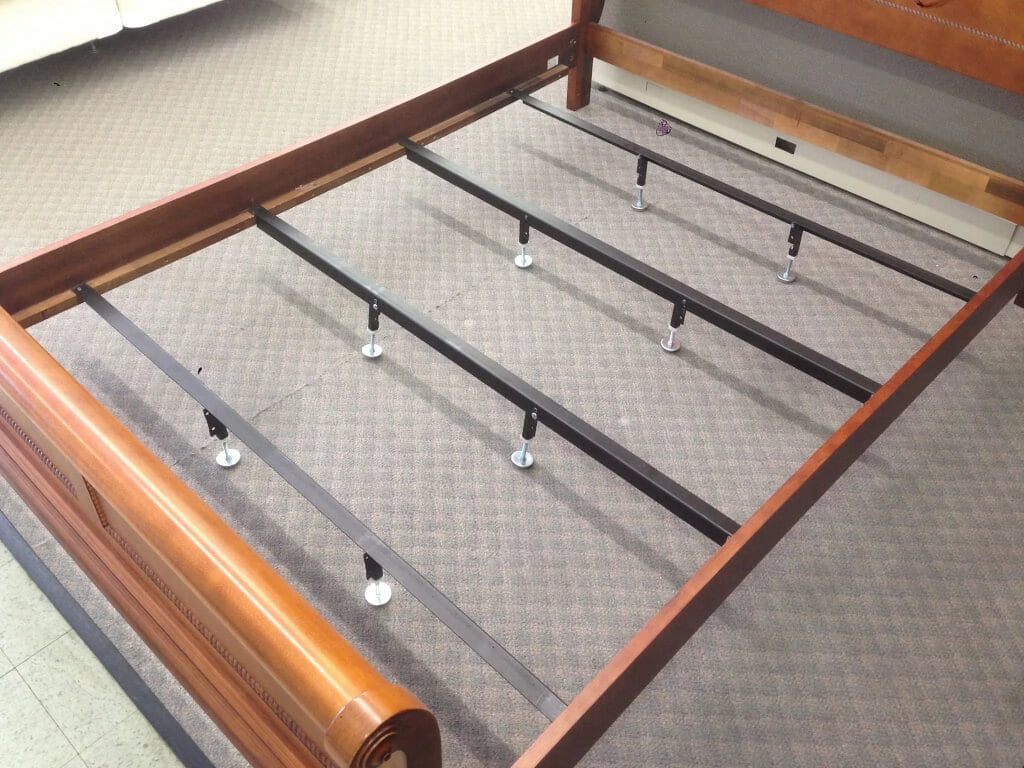 Heavy Duty Steel Bed Frame Center Support King Size V557
