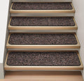 Set of 12 Attachable Indoor Carpet Stair Treads Y10290