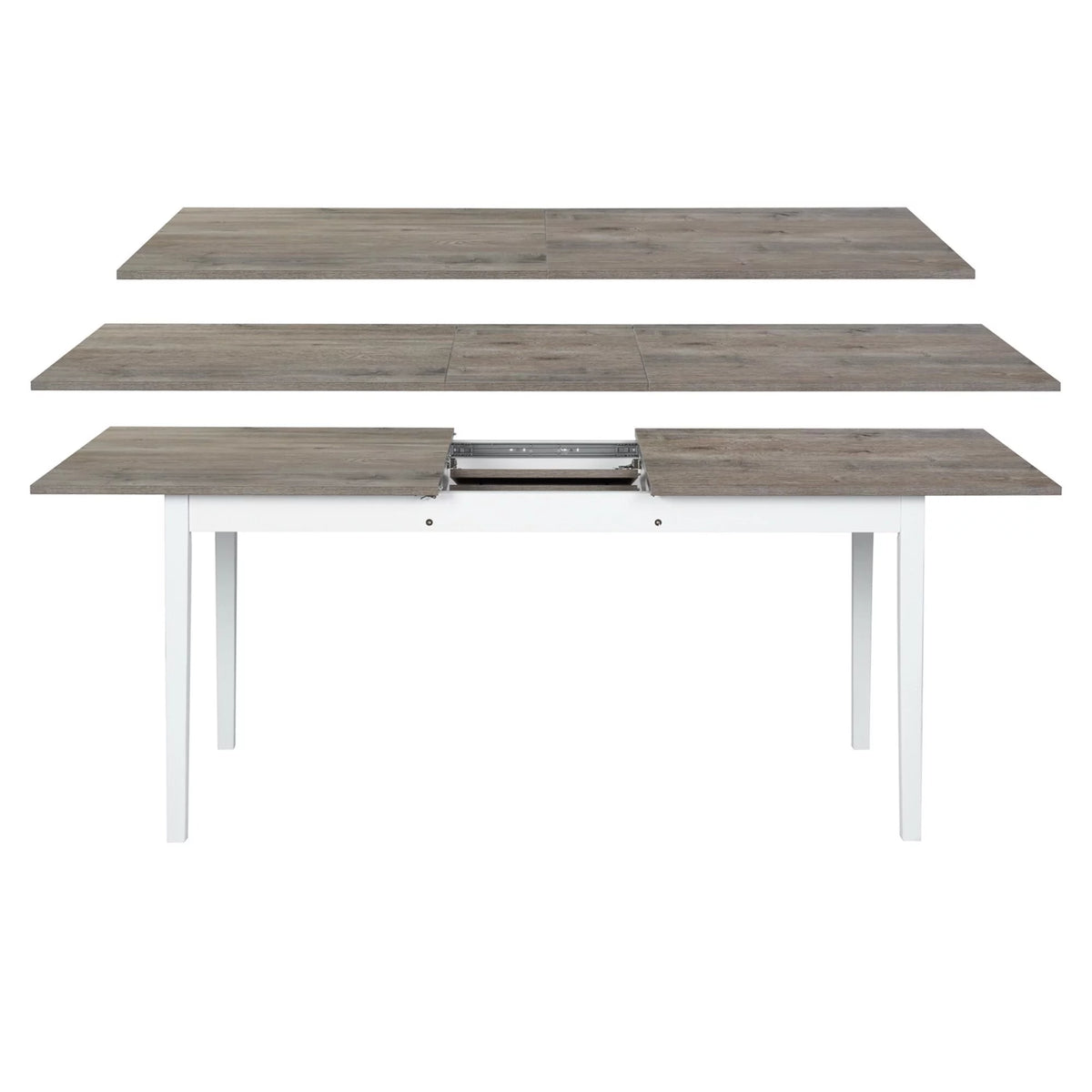 Extendable Dining Table with Extension Leaf Z88034