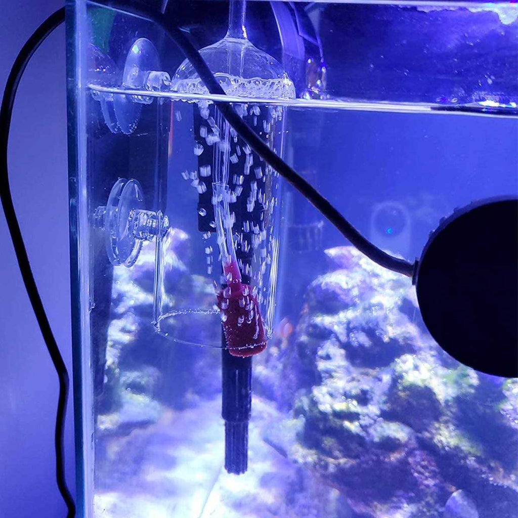 Aquarium Air Oxygen Bubbler Glass Cup with Water Tube P263
